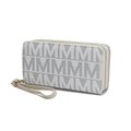 Weird Giraffe Games MKF Collection MKF-LKC-BM3370WH Danielle Milan M Signature Wallet Wristlet; White MKF-LKC-BM3370WH